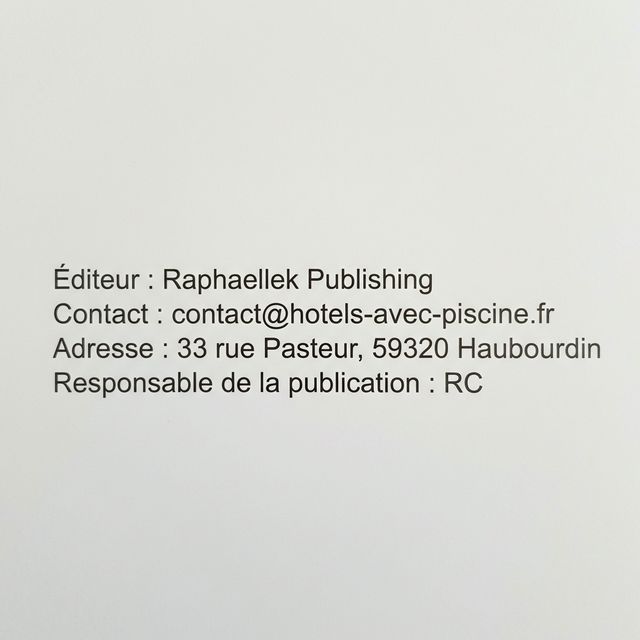 Informations Éditeur